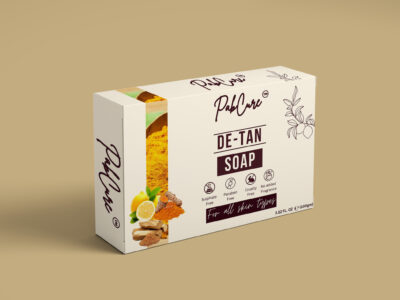 Pabcure De-Tan Soap enriched with Turmeric,Sandalwood,Lemon (100 gm )