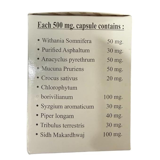 Brahmanands Kaamraj Original capsules for Male Power Booster (Ayurvedic )Pack of 3 Capsules - Image 3