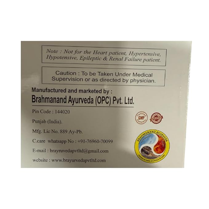 Brahmanands Kaamraj Original capsules for Male Power Booster (Ayurvedic )Pack of 3 Capsules - Image 4