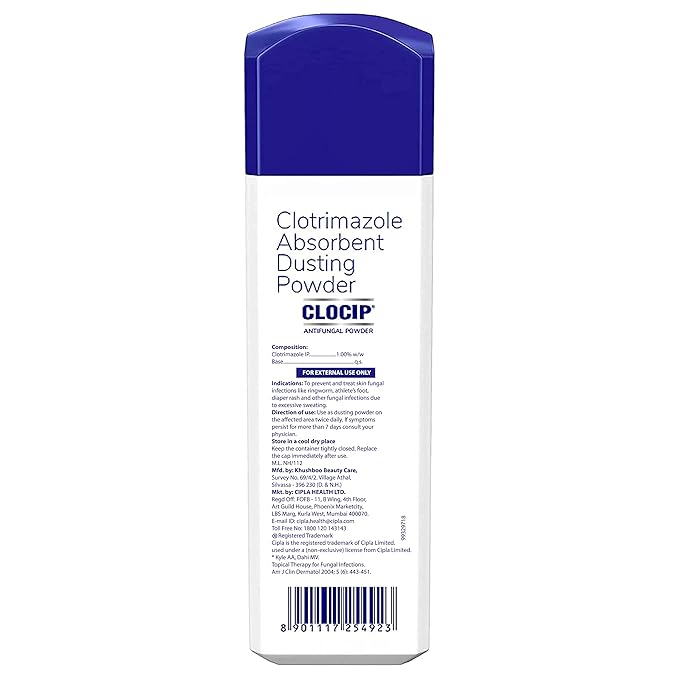 Cipla Clocip Antifungal Powder 100gm (Pack of 2) - Image 2