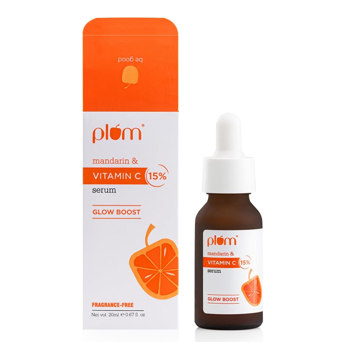 Plum 15% Vitamin C Advanced Serum for Glowing Skin | for Oily, Dry & Combination Skin | Reduce Pigmentation & Dark Spots |with Mandarin | Non-Irritating, Hydrating & Soothing | Men & Women | 20ml - Image 2