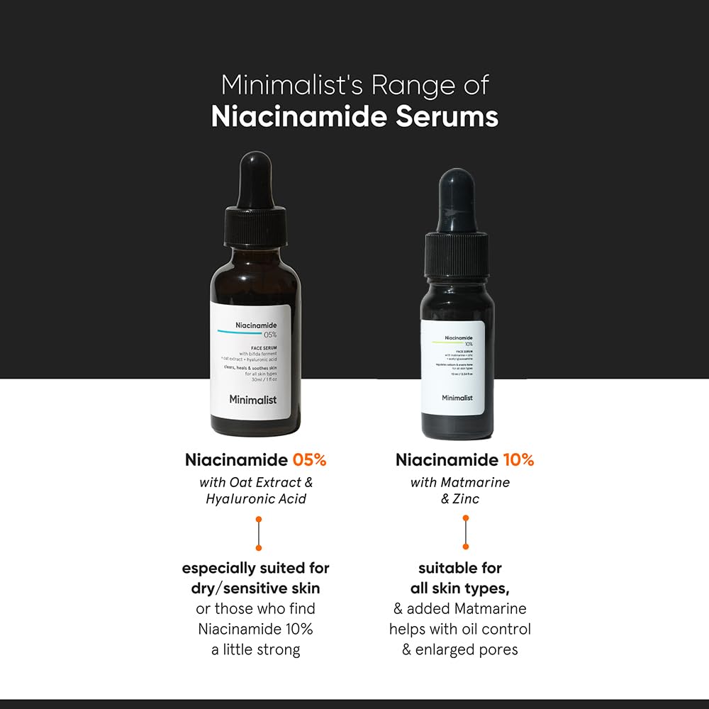 Minimalist 10% Niacinamide Serum with Zinc – Reduces Acne Marks, Controls Oil & Minimizes Pores | Vitamin B3 for Blemish-Free, Clear Skin | For Oily & Acne-Prone Skin (10 ml) - Image 3