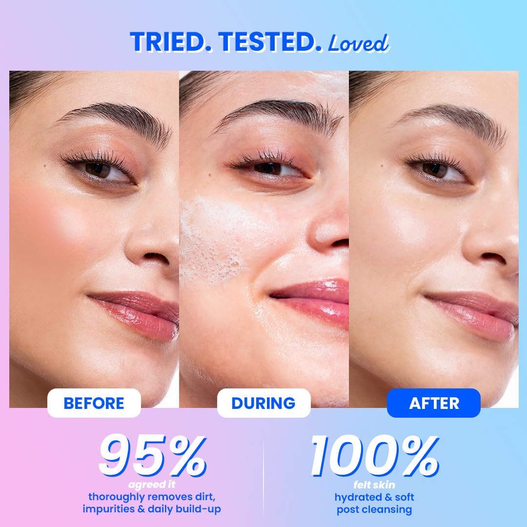DOT & KEY Barrier Repair + Hydrating Gentle Face Wash With Probiotic | Ceremide Face Wash | For Dry Skin,Normal Skin&Sensitive Skin | Gently Cleanses Skin From Dirt & Oil For Unisex,175ML - Image 4