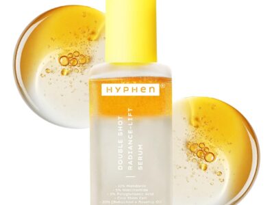Hyphen 18% Brightening + 20% Collagen Face Serum | Double Shot Serum with 11% Mandarin 5% Niacinamide 2% PGA & Bakuchiol | Summer Skincare | Brightening, Hydrating & Collagen Boost for Dry Skin - 50ml