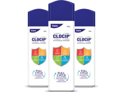 Clocip Anti-Fungal Dusting Powder for Fungal Skin Infections, Itching & Rashes | Antifungal Skin Powder 125 gm Pack of 3