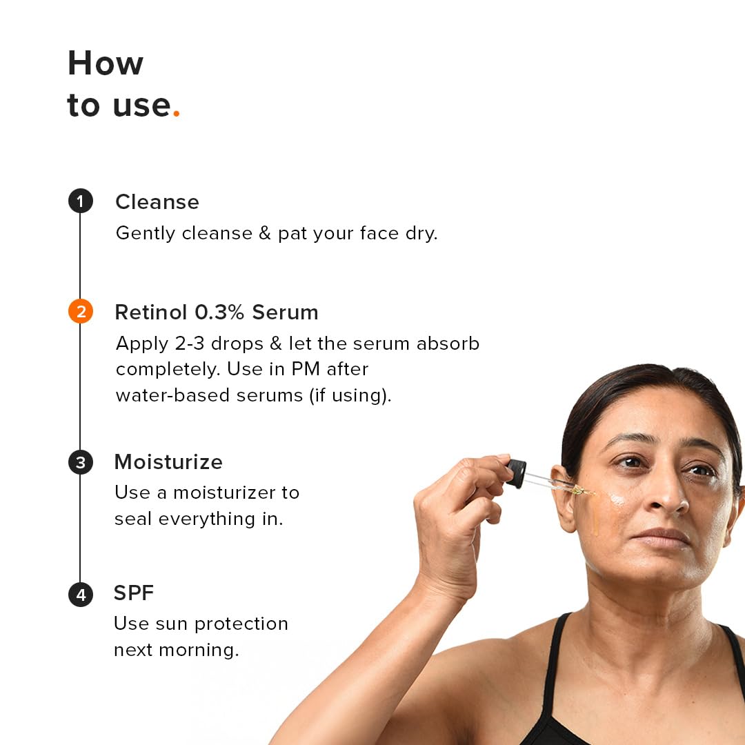 Minimalist Anti-Aging Night Serum with 0.3% Retinol & Q10|Fine Lines & Wrinkles Reduction Serum for Beginners|Water-Free Formula for Stability & Nourishment|Suitable for All Skin Types|For Unisex|30ml - Image 7
