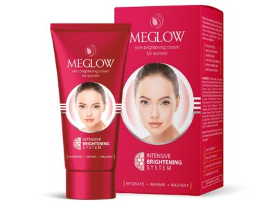 Meglow Skin Brightening Moisturizer Cream for Women| Hydrates, Repairs, Radiates | Reduces Dark Spots, Melanin, Melasma | Prevents Pigmentation | Even Tone- 50g