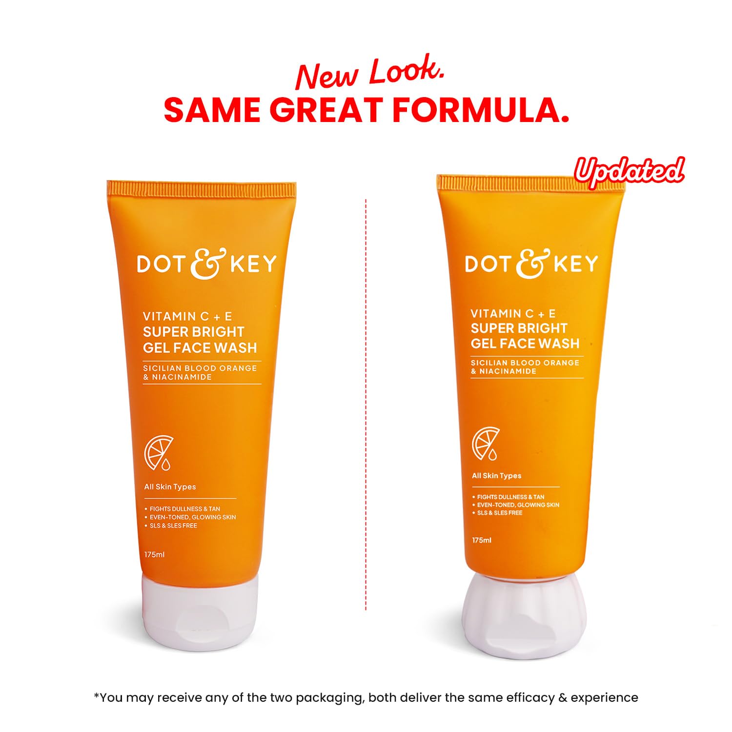 DOT & KEY Vitamin C + E Super Bright Gel Face Wash For Glowing And Brightening Skin | All Skin Types| With Triple Vitamin C| Face Wash For Women & Men|175 Ml - Image 2
