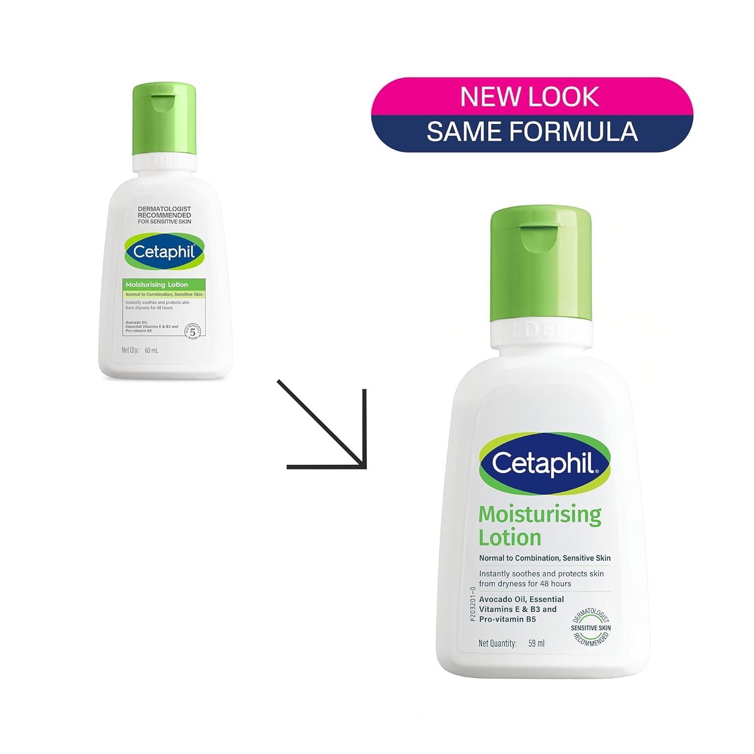 Cetaphil Moisturising Lotion 59 ml for Face & Body, Hydrating Moisturizer for Normal & Dry Skin, Dermatologist Recommended Visit the Cetaphil Store - Image 2
