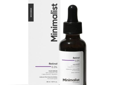 Minimalist Anti-Aging Night Serum with 0.3% Retinol & Q10|Fine Lines & Wrinkles Reduction Serum for Beginners|Water-Free Formula for Stability & Nourishment|Suitable for All Skin Types|For Unisex|30ml