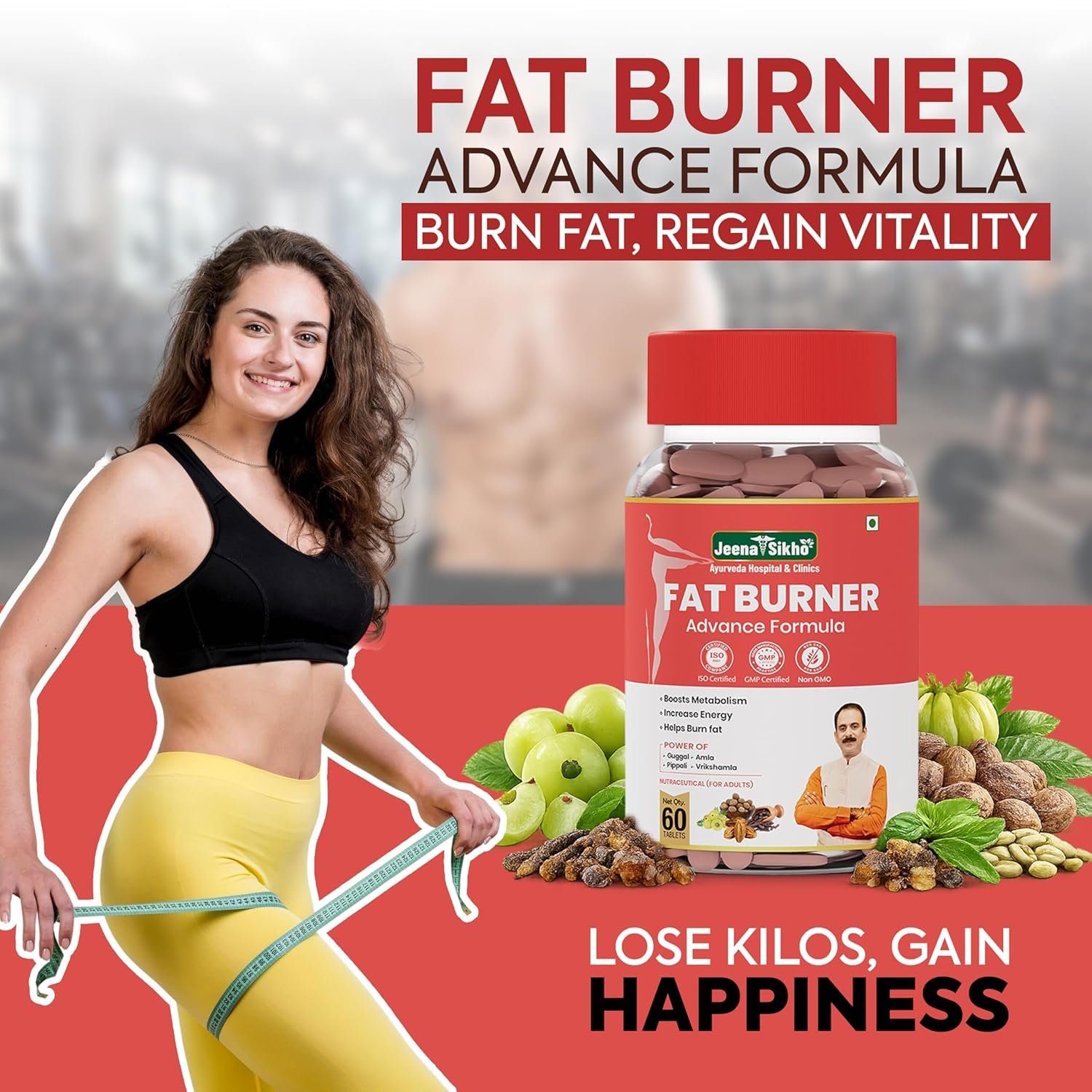 Jeena Sikho Fat Burner Advance Formula, 60 Tablets - Image 9